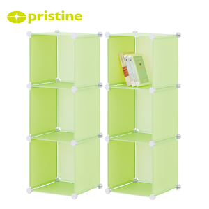 Modern Cube <b>Storage</b> Organizer 3 Layer Fabric Toy <b>Box</b> <b>Blue</b> Stacking Design for Kids Room Organization - Product Image 4