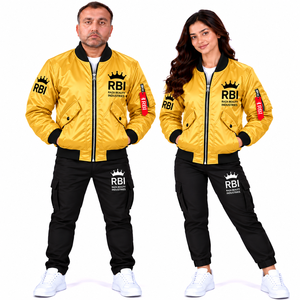 Chaquetas de Piloto de Avión Tejidas de Nailon MA1 - Estilo Formal Unisex Antiestático Transpirable Anti-UV de Manga Larga - Product Image 3