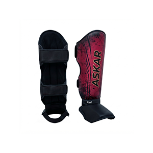 Espinilleras ASKAR PU, Equipo de Protección para Boxeo y Artes Marciales, Unisex, Duraderas, Protector de Piernas - Product Image 1