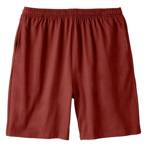 Shorts en coton pour hommes OEM, taille élastique, unis, décontractés, pour l'été, shorts de détente, logo personnalisé, prix d'usine, vente en gros - Product Image 5