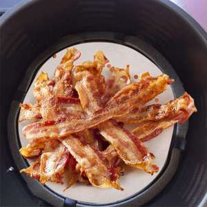 ถาดกระดาษสี่เหลี่ยมแบบใช้แล้วทิ้งเคลือบซิลิโคน รีไซเคิลได้ สำหรับหม้อทอดไร้น้ำมันและการใช้งานในร้านอาหาร - Product Image 4