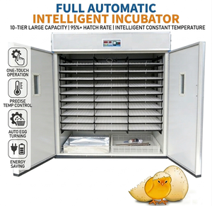 Incubadora de Huevos Comercial 3 en 1, Totalmente Automática, de Alta Productividad, para Pollo, Ganso, Pato y Pavo, con una Tasa de Incubación del 98%, Fabricada en ABS - Product Image 1