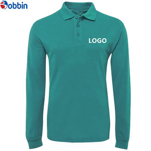 Polo de Manga Larga para Hombre, Diseño Moderno y Transpirable con Estampado Digital, Unisex, Casual, en Poliéster/Algodón, Servicio OEM - Product Image 6