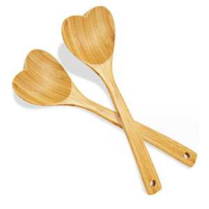 Handmade Wooden <b>Spoons</b> Oval Shape Rustic Design Polished Natural Wood Kitchen Utensils for Cooking and <b>Serving</b> Natural Crafts - Product Image 3