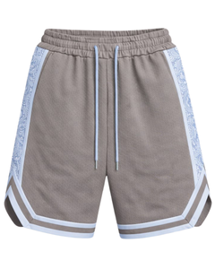 Pantalones Cortos de Baloncesto para Hombre, Color Azul Claro Caqui, Transpirables, de Secado Rápido, para Entrenamiento Deportivo, Gimnasio, Correr, Cintura Elástica, Personalizados - Product Image 1