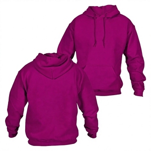 High Quality Hot-Selling Wholesale Unisex Black Oversized Polyester Hoodies Blank <b>Pullover</b> Ready for Embroidery - Product Image 6