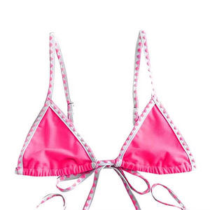 Maillot de bain sexy pour femmes, imprimé, tendance, été, plage, couleur contrastée, ensemble deux pièces pour femmes élégantes - Product Image 5