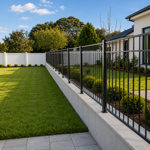 Panneaux de clôture en fer forgé sur mesure, décoratifs, pour extérieur, jardin, sécurité, clôture métallique pour projets résidentiels et commerciaux - Product Image 2