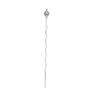 Head <b>Drum</b> Major Mace Stick Top Selling Durable <b>Drum</b> Major Mace Customer Demanding Long Silver Crown Crust Major Maces - Product Image 4