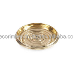 Unique Design Golden Finished Metal Aluminum <b>Coaster</b> <b>For</b> Hotel luxury round <b>coasters</b> modern aluminum <b>coasters</b> - Product Image 3