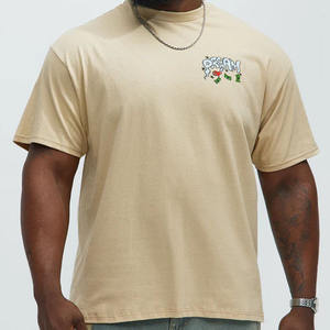 T-shirt pour homme de haute qualité, personnalisable avec logos par transfert thermique, t-shirts décontractés pour hommes - Product Image 5