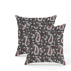 ปลอกหมอนผ้าฝ้ายพิมพ์ลายด้วยมือ ลายชนเผ่าอินเดีย งานแฮนด์เมด ปลอกหมอนอิงลายดอกไม้ สไตล์โบโฮ ของตกแต่งบ้าน ผลิตภัณฑ์สิ่งทอ - Product Image 6