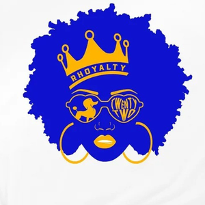 SGRHO RHoyalty T <b>Shirt</b> <b>White</b> Color Custom Greek Letter Sorority Tee <b>Short</b> <b>Sleeve</b> Round Neck Casual Summer Fashion Unisex Apparel - Product Image 2