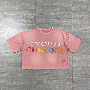 Camiseta para hombre de gran venta, corte holgado, algodón con color personalizado, adecuada para uso diario, textura suave que te mantiene fresco y cómodo. - Product Image 2