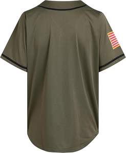 Camiseta de Béisbol y Sóftbol Personalizada para Adultos, con Nombre y Logotipo, Suave, Transpirable, que Absorbe la Humedad, Ropa Deportiva para Jugadores y Aficionados - Product Image 5