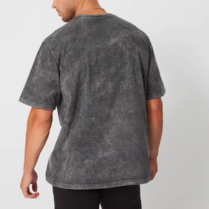 Camisetas Personalizadas de Algodón 100% con Lavado Ácido, Estilo Urbano para Hombre, de Alta Calidad, Vintage, Oversize, Tejido Ecológico y Transpirable - Product Image 5