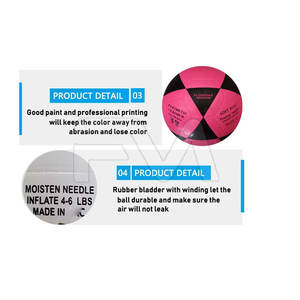 Ballon de football durable, nouveau style, vente chaude, sur mesure, haute résistance, prix d'usine, cousu à la machine - Product Image 4