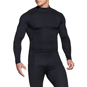 Design Your Own Logo Man <b>Long</b> <b>Sleeve</b> <b>Compression</b> <b>Shirts</b> for Quick Dry Sports Gym Fitness Wear Under Base Layer High Quality - Product Image 1
