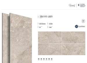 Carreaux de porcelaine brillants style italien 800x1600 1200x1800 750x1500mm, grand format pour salon, cuisine, salle de bain - Product Image 5