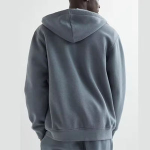 Vente en gros de sweats à capuche zippés de qualité supérieure, style streetwear, avec logo brodé personnalisé, prix d'usine, fournisseur - Product Image 3
