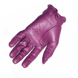 Gants d'hiver noirs en cuir pour écran tactile, entièrement doublés, chauds, respirants, pour le cyclisme en extérieur - Product Image 2