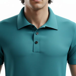 Chemises polo pour hommes de qualité supérieure, mélange coton et polyester, logo personnalisé, vêtements décontractés pour le bureau, uniforme de golf, vente en gros, fabricant d'usine - Product Image 5