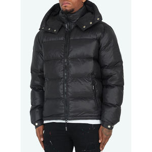 Factory Direct Glossy Puffer Jacket Waterproof Winter Glossy Puffer Jacket Duck Down Full Zip Lightweight Fashion <b>Bubble</b> <b>Coat</b> - Product Image 3