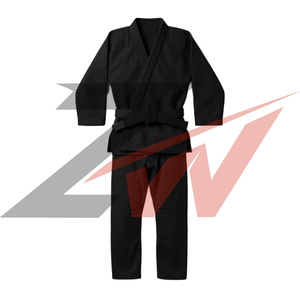 Kimono Blanco de BJJ con Logotipo Bordado y Forro Sublimado, Gi de Jiu-Jitsu, Uniforme de Artes Marciales Cómodo y Holgado - Product Image 2