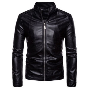 Customized High Quality Unisex <b>Leather</b> Jacket with Custom Logo Waterproof/Breathable Eco-Friendly Autumn - Product Image 1