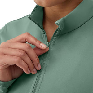 Chaqueta Deportiva de Yoga para Mujer, Capa Exterior, Nailon, Ajustada, Elástica, Transpirable, Ligera, con Cierre - Product Image 3