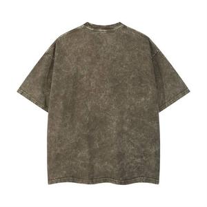 เสื้อยืดผู้ชายทรงหลวมสไตล์คลาสสิก ผลิตจากผ้าวินเทจคุณภาพพรีเมียม คอทรงโอ สีสันสดใส - Product Image 1