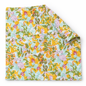 Tissu en voile de coton peigné imprimé à la main Pinksa Fashion, motif floral léger 60S60S 90 GSM, style Rajasthan, en stock - Product Image 5