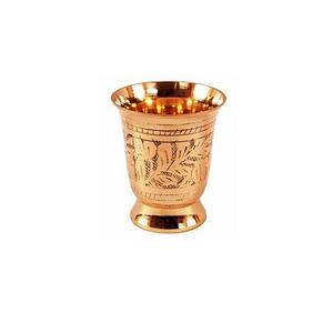 Ensemble de 2 verres à eau de tailles différentes, en cuivre martelé de qualité supérieure, pour accessoires de cuisine - Product Image 6