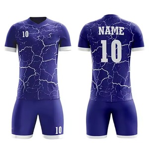 Vêtements de sport, maillot de football personnalisé pas cher à vendre à bas prix, 100% polyester, nouveau modèle, dernières conceptions, uniformes de football - Product Image 1