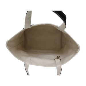 Sac de bateau en toile naturelle 20 oz, robuste et durable, avec base inférieure à poignée garnie de noir, idéal pour la promotion et la publicité - Product Image 6