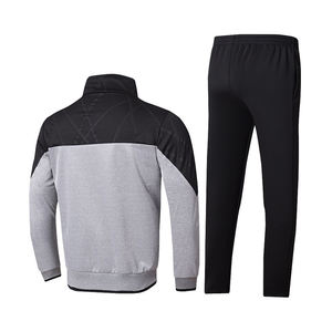 Ensemble de survêtements pour hommes, vêtements de sport décontractés, ensemble 2 pièces, veste et pantalon, vêtements patchwork, taille L-4XL, nouveau costume pour homme, printemps-automne - Product Image 2