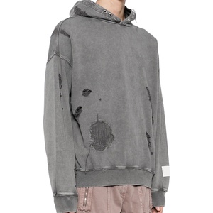 เสื้อฮู้ดดี้ผ้าฟลีซเนื้อหนา 100% คอตตอน คุณภาพสูงจากโรงงานผู้ผลิต (OEM) ลายพิมพ์ทั้งตัว เป็นมิตรต่อสิ่งแวดล้อม พร้อมโลโก้พิมพ์ด้านหน้า เหมาะสำหรับฤดูใบไม้ร่วง - Product Image 1