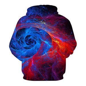 Sweat-shirt à capuche coloré de qualité supérieure, sweat-shirt artistique à sublimation en polyester, sweats à capuche personnalisés avec motifs graphiques, sweat-shirt à capuche effet éclaboussures de couleur - Product Image 6