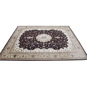 <span class=keywords><strong>Kashan</strong></span> Cao Cấp Tay Thắt Nút 8x10ft Len Và Lụa Khu Vực Thảm Cho Phòng Khách Trang Trí Nội Thất Và Tập Thể Dục - Product Image 3