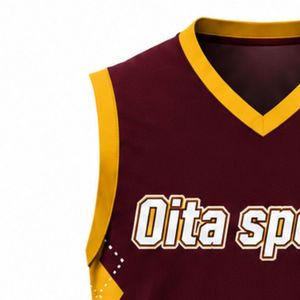 Customized Maroon Gold Volleyball Sleeveless Shirt Team Sportswear Athletic Jersey Top Training Match Uniform Performance - Product Image 3