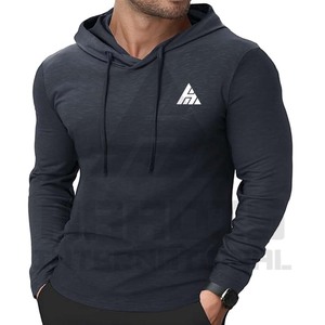 New Arrival Men's Zipper-Up Fleece Hoodie-Premium Quality Polyester/Cotton | Factory Cheap Price Wholesale Custom Hoodies - Product Image 4