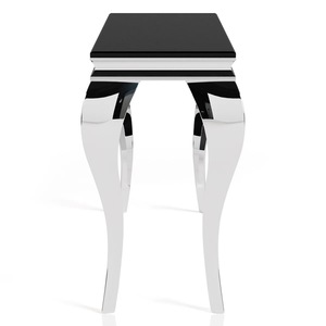 Mesa Consola Metálica Contemporánea de Lujo con Patas de Acero Resistentes, Decoración Moderna para Sala de Estar, Pasillo, Hotel, Comedor, Apartamento, Nueva - Product Image 3
