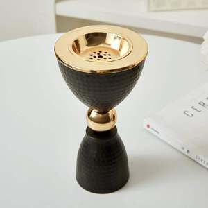 Black Metal Incense <b>Burner</b> With Laser Cut Design Aromatic Diffuser All Season Use Hand Crafted Aromatherapy Holder - Product Image 6
