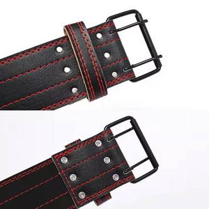 Cinturón de Cuero de Alto Rendimiento para Levantamiento de Pesas, Cinturón de Soporte de Cuero Grueso para Gimnasio, para Hombres, Entrenamiento de Fuerza y Levantamiento de Pesas Pesadas - Product Image 4