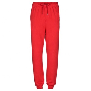 Pantalon de jogging décontracté pour femme, 100 % coton molletonné, coupe régulière, longueur intégrale, taille à cordon, poches, pour la course et l'entraînement - Product Image 2