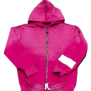 Conjunto Deportivo de Dos Piezas para Hombre, Sudadera con Capucha Vintage Lavada al Ácido 100% Algodón, Ropa Deportiva Urbana, Transpirable, con Estampado - Product Image 6