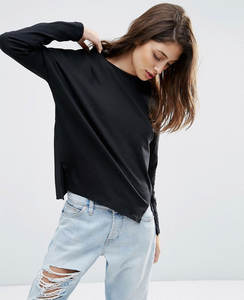 T-shirt femme uni, col rond, coupe slim, vêtements de sport, en vente, best-seller, respirant, prix de gros. - Product Image 1