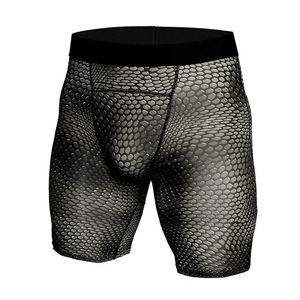 Custom Logo <b>Compression</b> Men <b>Shorts</b> Plus Size Athletic Sports Workout Running Men Gym <b>Compression</b> <b>Shorts</b> With Pockets - Product Image 3