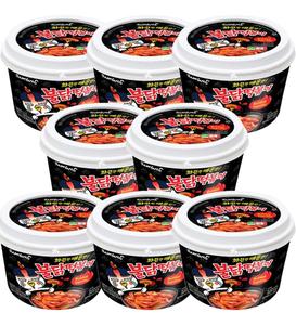 Vente en gros de Samyang Hot Chicken Buldak (Toppoki - gâteau de riz) épicé 185g, qualité supérieure, disponible dès maintenant en stock. - Product Image 1