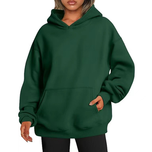 Sudadera de Mujer con Capucha, Estampada y Personalizada, Informal, Holgada, con Forro Polar, Tejida, 100% Algodón, Mangas Largas - Product Image 2